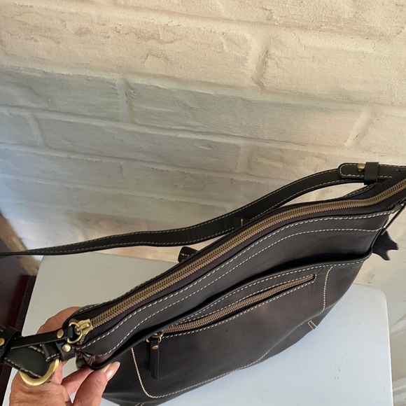 Giani Bernini Leather Bag & Detachable Wallet - Picture 16 of 16